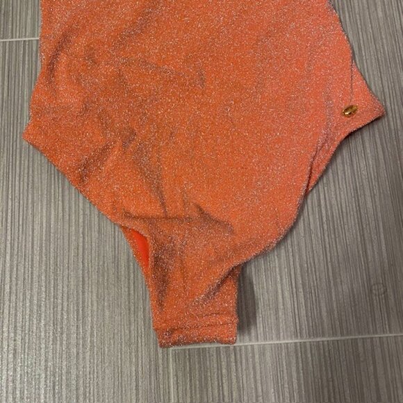NWT Baobab Nikka One Shoulder One Piece Swimsuit Size XS Mandarine - Picture 8 of 16